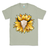 Matcha sunflower bull skull Classic Tee - JahusDesignShop