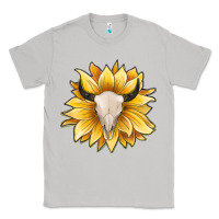 Moon Dust sunflower bull skull Classic Tee - JahusDesignShop
