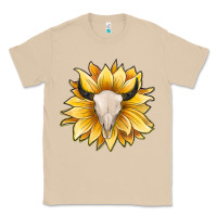 Mushroom sunflower bull skull Classic Tee - JahusDesignShop