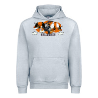 Heather Grey Hallowen Panda Urban Hoodie - LillyAllenDesigns