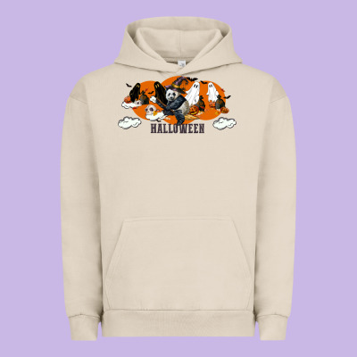Hallowen Panda Urban Hoodie Designed By Lillyallendesigns