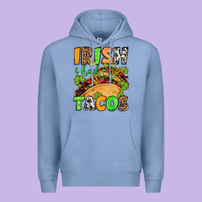 St. Patrick's Irish I Had Tacos Premium Hoodie Designed By Oliviacreatesart