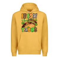 Mustard St. Patrick's Irish i had tacos Premium Hoodie - OliviaCreatesArt
