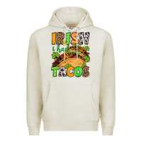 Oatmeal Heather St. Patrick's Irish i had tacos Premium Hoodie - OliviaCreatesArt