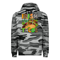 Slate Camo St. Patrick's Irish i had tacos Premium Hoodie - OliviaCreatesArt