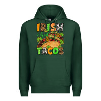 Sports Green St. Patrick's Irish i had tacos Premium Hoodie - OliviaCreatesArt