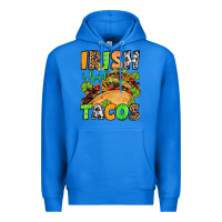 True Royal St. Patrick's Irish i had tacos Premium Hoodie - OliviaCreatesArt