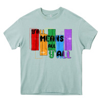 Arona y'all means all y'all Heavy Core Tee - MaliasSmallBusiness