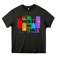 Asphalt y'all means all y'all Heavy Core Tee - MaliasSmallBusiness