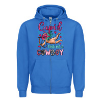 True Royal cupid find me a cowboy Zipper Hoodie - OliviaCreatesArt