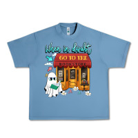Pebble Blue when in doubt go to the bookstore Urban Heavy Tee - Artiststas