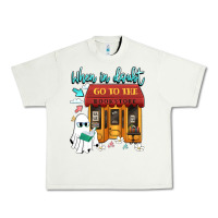 Pistachio when in doubt go to the bookstore Urban Heavy Tee - Artiststas