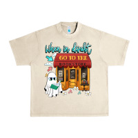 Sandshell when in doubt go to the bookstore Urban Heavy Tee - Artiststas