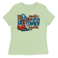Make America Cowboy Again Ladies Tee | Teevron