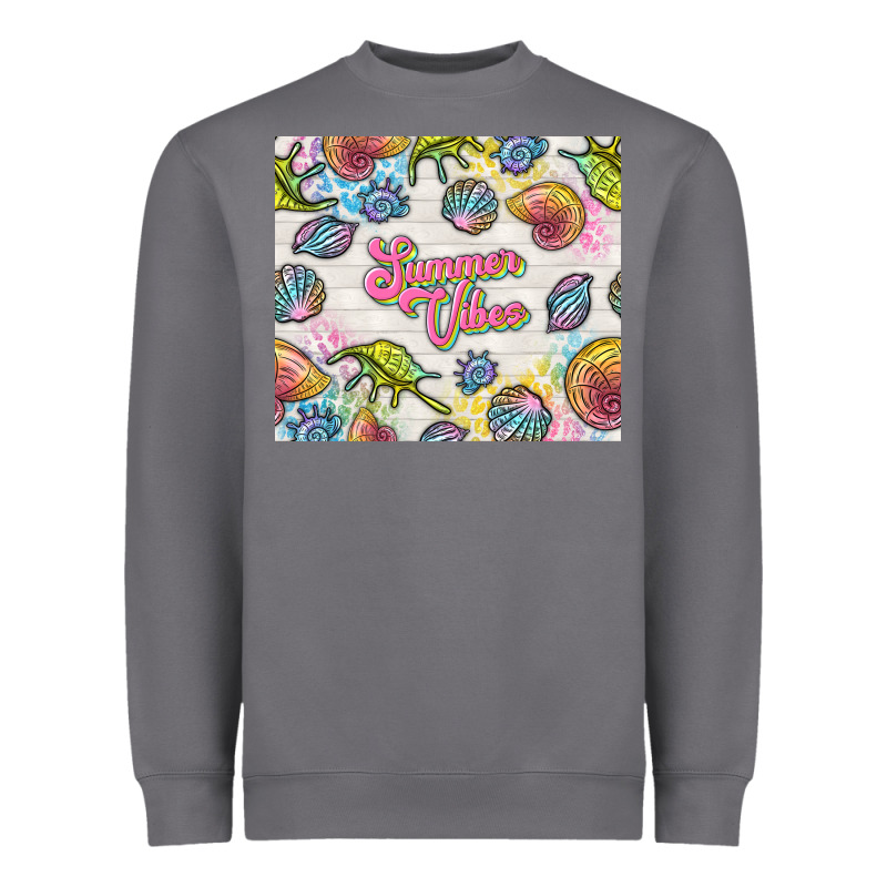 Summer Vibes With Sea Shells Heavyweight Sweatshirt by TumblerDesignByShophia | Teevron