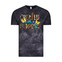 Cloud Black Created With A Purpose Vintage Tee - LillyAllenDesigns