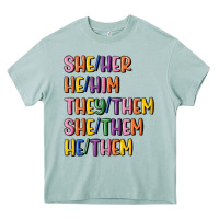 Arona lgbtq pronouns Heavy Core Tee - MaliasSmallBusiness