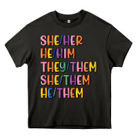 Asphalt lgbtq pronouns Heavy Core Tee - MaliasSmallBusiness