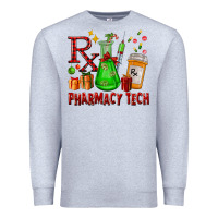 Heather Grey pharmacy tech christmas Premium Sweatshirt - FaDigitalArtStudio