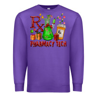 Purple pharmacy tech christmas Premium Sweatshirt - FaDigitalArtStudio