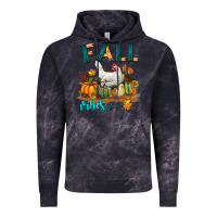 Cloud Black Fall Vibes Chicken Vintage Hoodie - LillyAllenDesigns