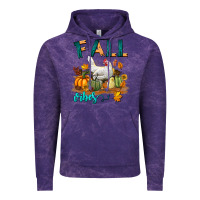 Cloud Purple Fall Vibes Chicken Vintage Hoodie - LillyAllenDesigns