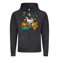Vintage Black Fall Vibes Chicken Vintage Hoodie - LillyAllenDesigns