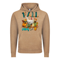 Vintage Coffee Fall Vibes Chicken Vintage Hoodie - LillyAllenDesigns