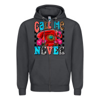 Smoke call me never olivia Zipper Hoodie - OliviaCreatesArt