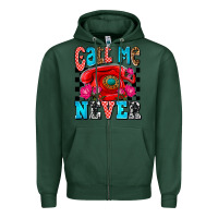 Sports Green call me never olivia Zipper Hoodie - OliviaCreatesArt