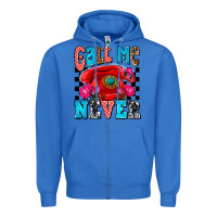 True Royal call me never olivia Zipper Hoodie - OliviaCreatesArt