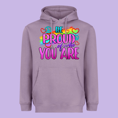 Be Proud Of Who You Are Heavyweight Hoodie Designed By Bundleandbundleshop