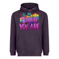 Plum Be Proud Of Who You Are Heavyweight Hoodie - BundleAndBundleShop