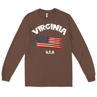 Chestnut VIRGINIA U.S.A Long Sleeve Tee - Bettercallsaul