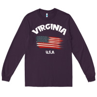 Plum VIRGINIA U.S.A Long Sleeve Tee - Bettercallsaul