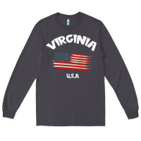 Smoke VIRGINIA U.S.A Long Sleeve Tee - Bettercallsaul