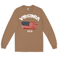 Toasted Coconut VIRGINIA U.S.A Long Sleeve Tee - Bettercallsaul