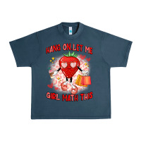 Midnight Navy hang on,let me girl math this Urban Heavy Tee - Artiststas