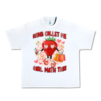 White hang on,let me girl math this Urban Heavy Tee - Artiststas