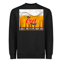 Black the cool dad and beer Heavyweight Sweatshirt - TumblerDesignByShophia