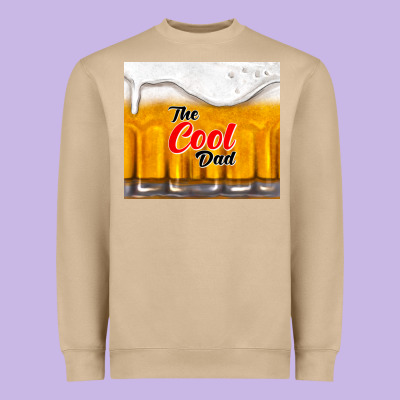 The Cool Dad And Beer Heavyweight Sweatshirt Designed By Tumblerdesignbyshophia