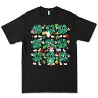 Black teacher st patrick day clovers Premium Tee - MaliasSmallBusiness