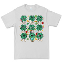 Dove Grey teacher st patrick day clovers Premium Tee - MaliasSmallBusiness
