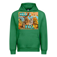 Emerald Hello Fall Rabbit Urban Hoodie - LillyAllenDesigns