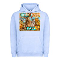 Pigment Grape Ice Hello Fall Rabbit Urban Hoodie - LillyAllenDesigns