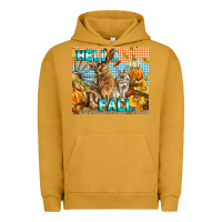 Pigment Peanut Butter Hello Fall Rabbit Urban Hoodie - LillyAllenDesigns