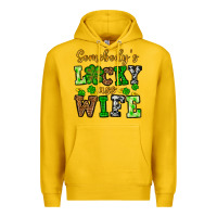 Lemon St. Patrick's Somebody’s lucky ass wife Premium Hoodie - OliviaCreatesArt