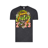 Vintage Black Happy Easter 2023 Vintage Tee - LillyAllenDesigns