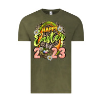 Vintage Olive Happy Easter 2023 Vintage Tee - LillyAllenDesigns