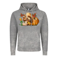 Cloud Rock Fall Squirrel Vintage Hoodie - LillyAllenDesigns
